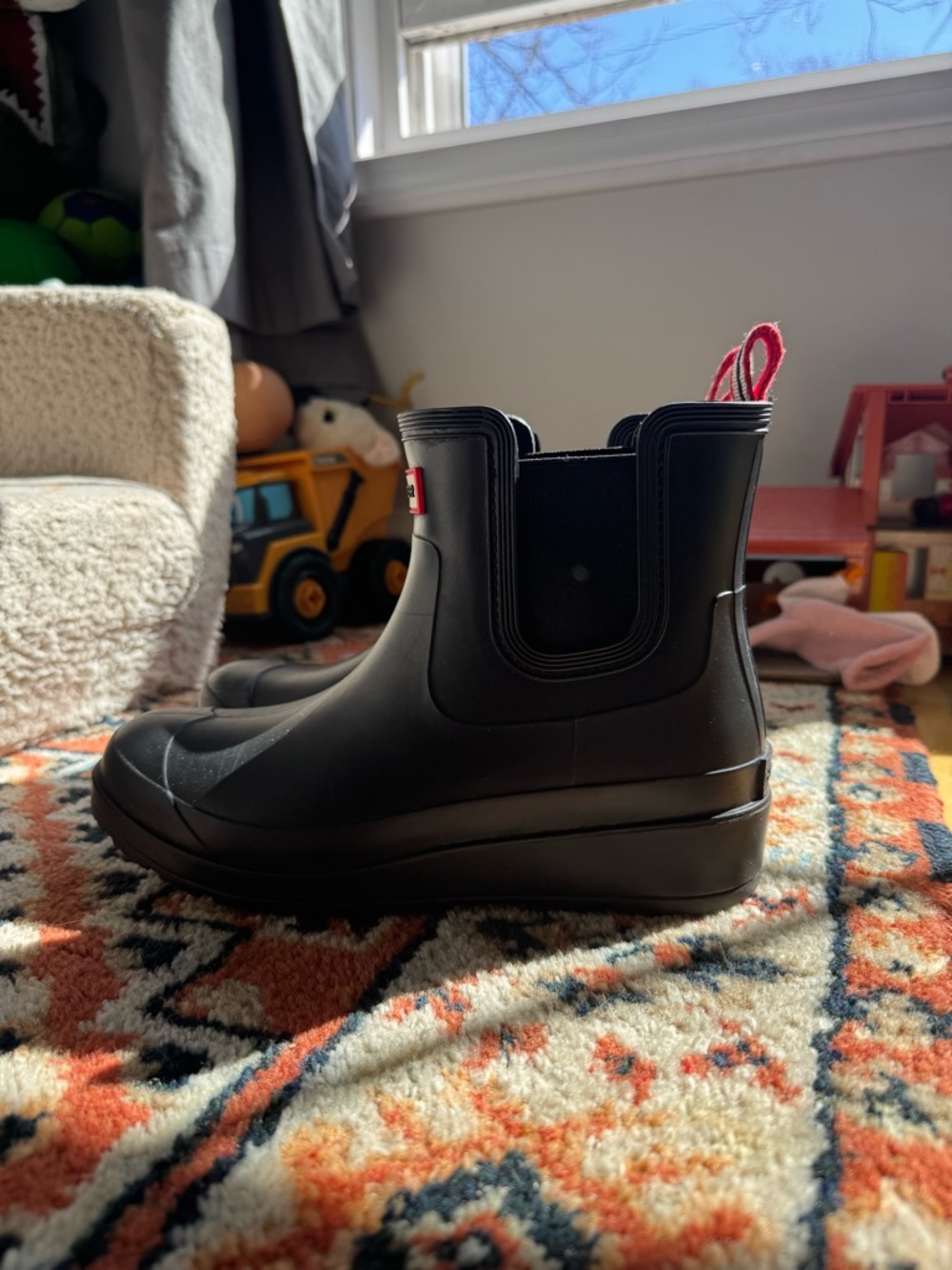 Hunter Black Short Rain Boots - Picture 4 of 4